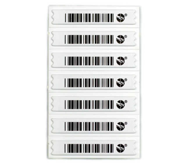 Gloss finish polyester ribbon roll of barcode sticker for Asset Tracking Applications