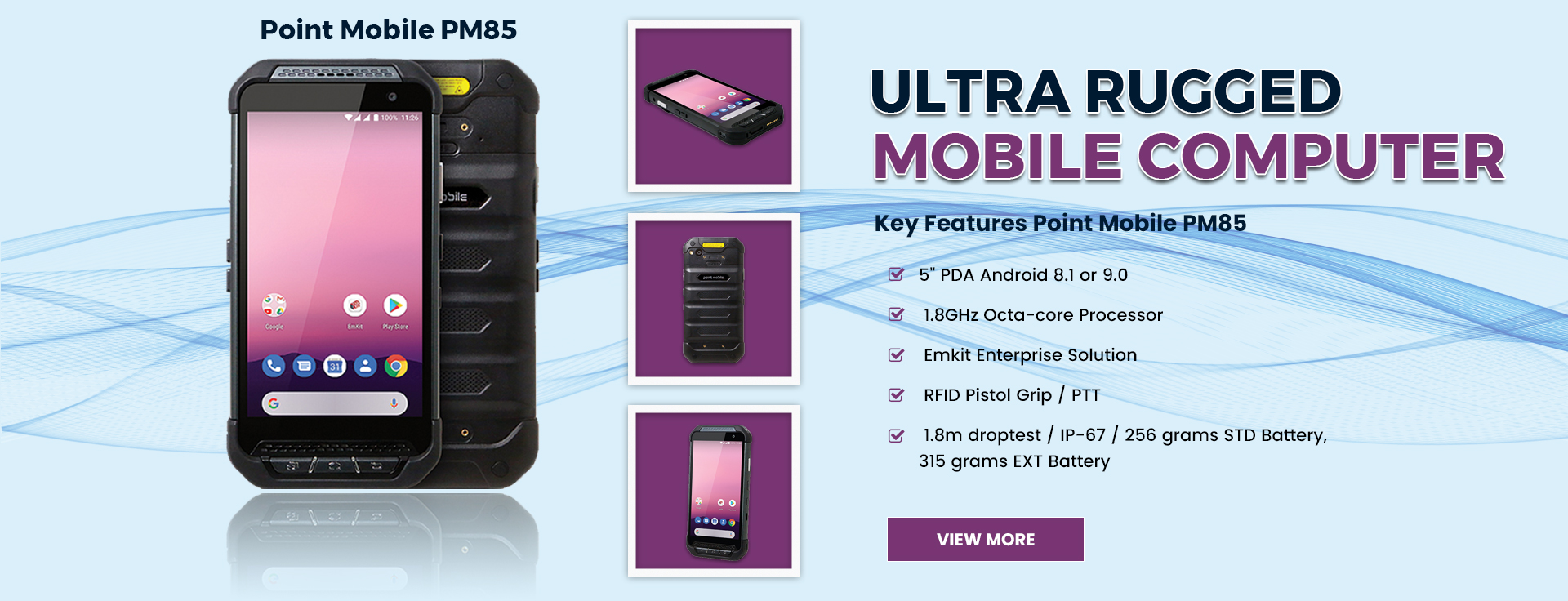 This is  banner representing ultra-rugged mobile computing