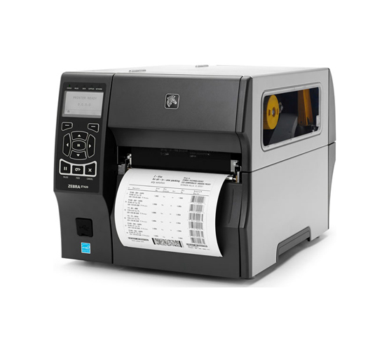 The ZT420 Series printers side face