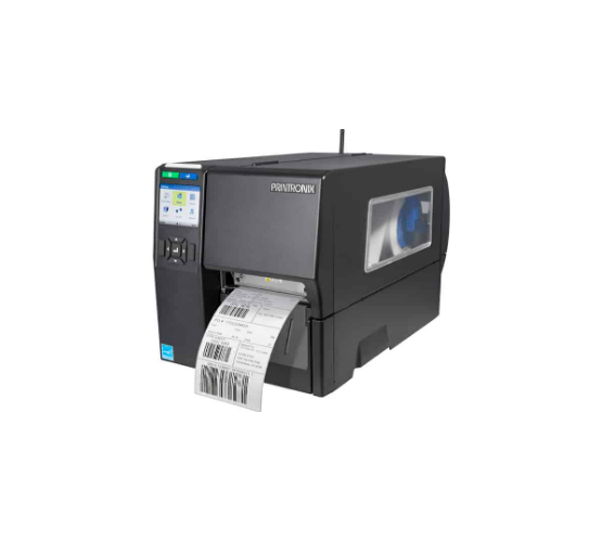 The T4000 RFID thermal Printer showing barcode receipt