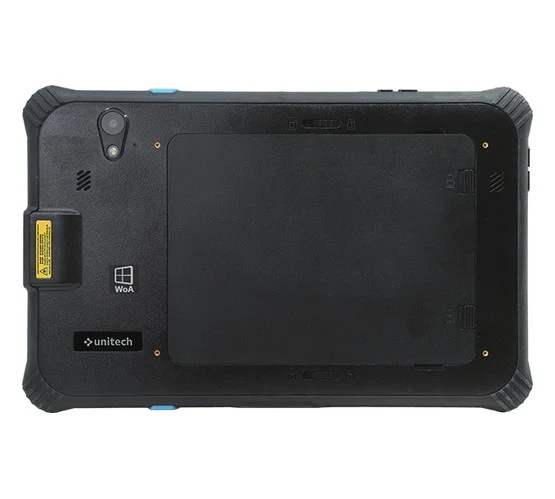 Unitech PA720T Plus Windows Rugged Tablet (back, with scan window)