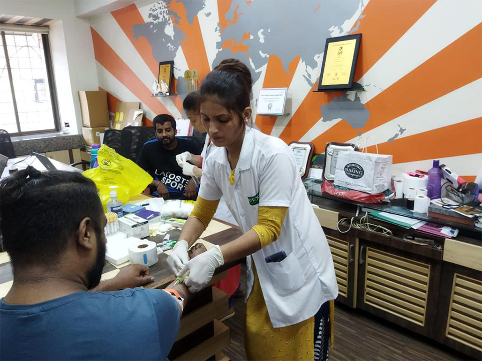 Free Blood Testing Camp