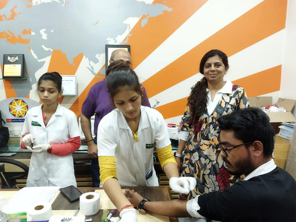 Free Blood Testing Camp
