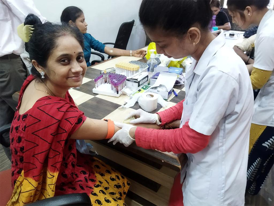 Free Blood Testing Camp