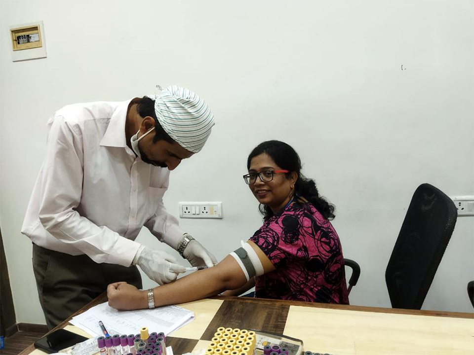Free Blood Testing Camp